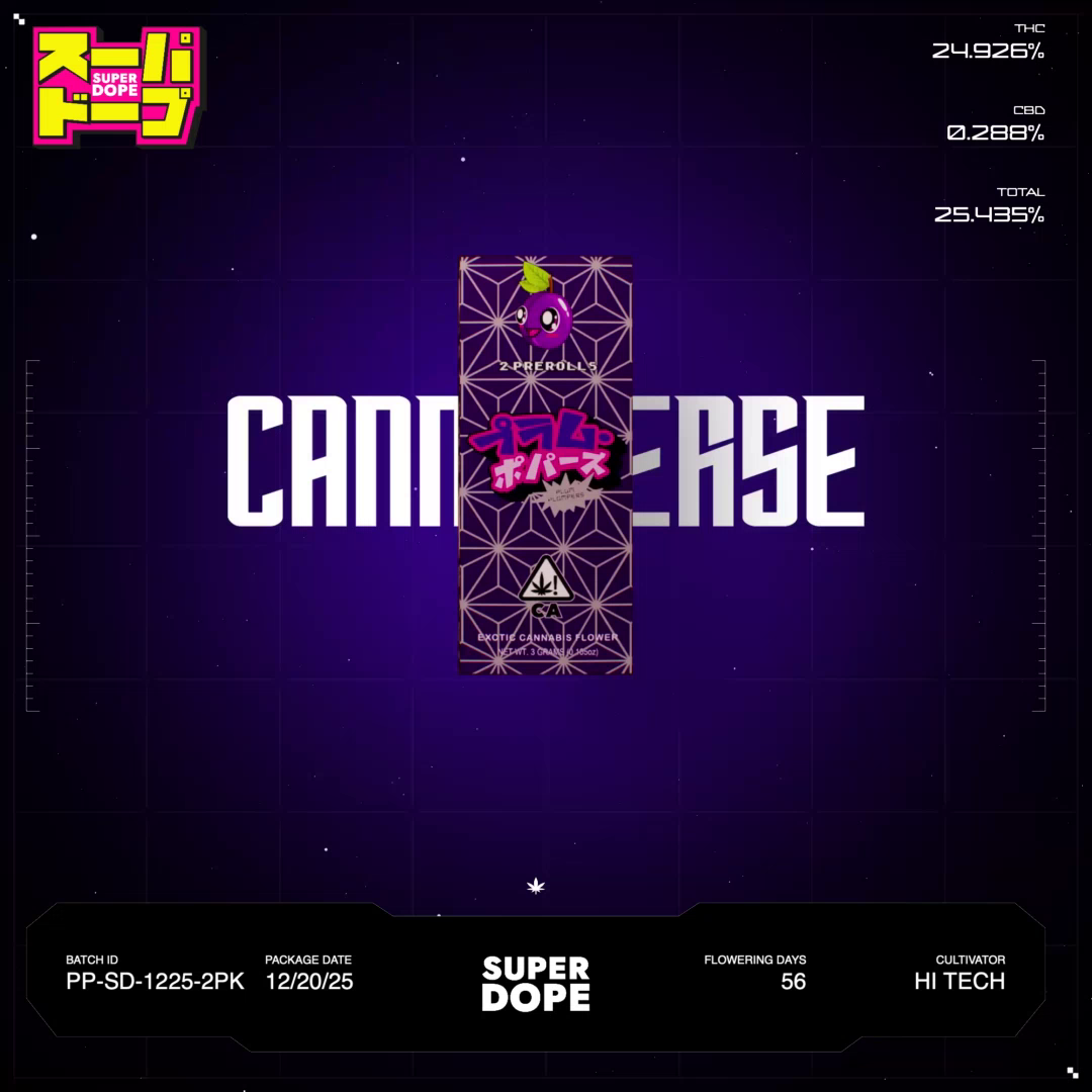 Plum Popperz Batch #PP-SD-1225-2PK