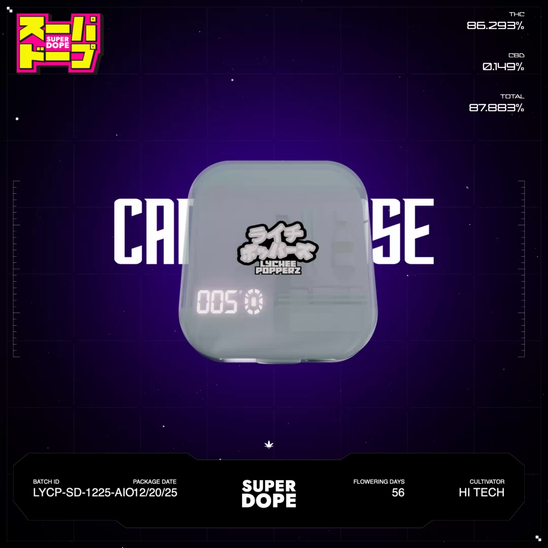 Lychee Popperz Batch #LYCP-SD-1225-AIO