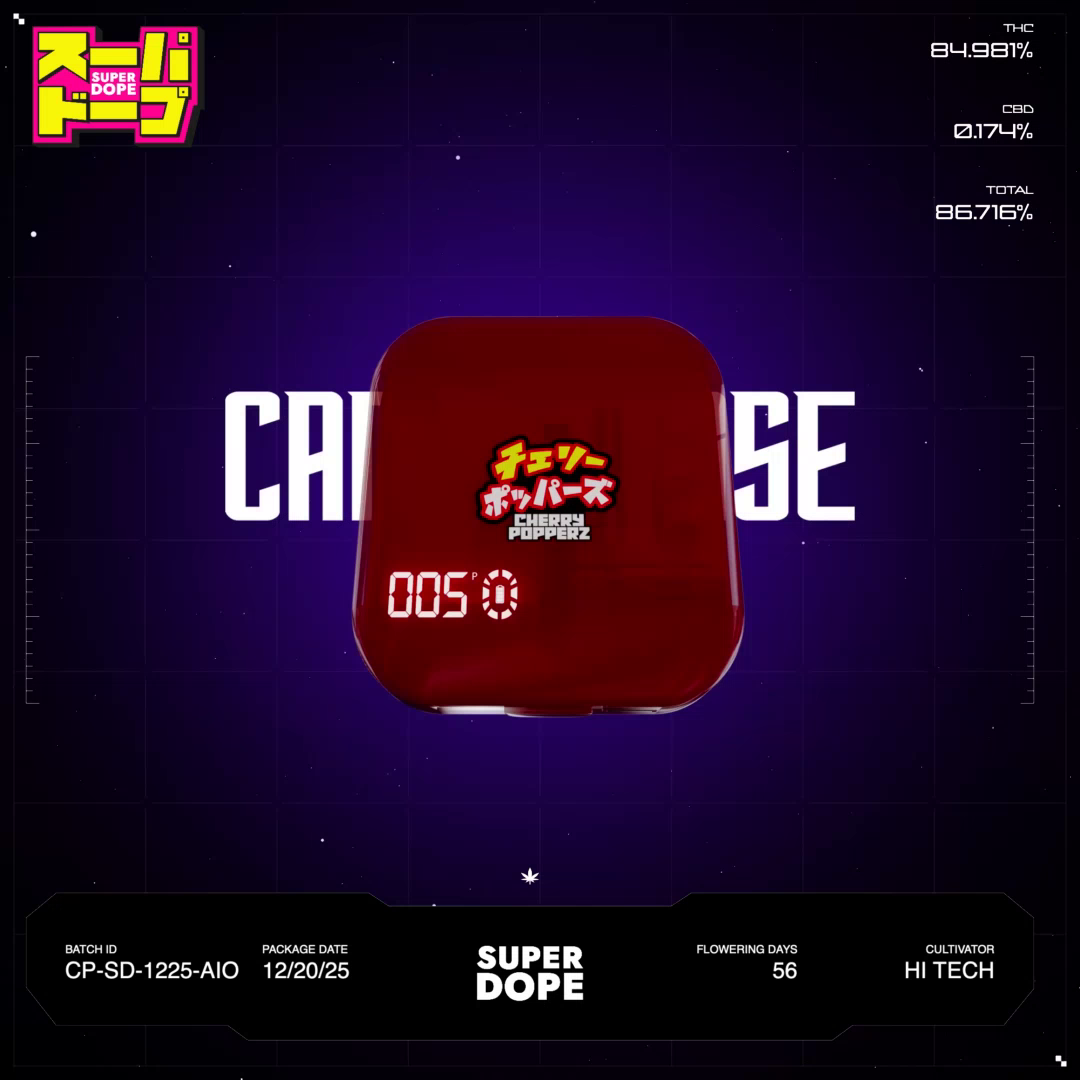 Cherry Popperz Batch #CP-SD-1225-AIO