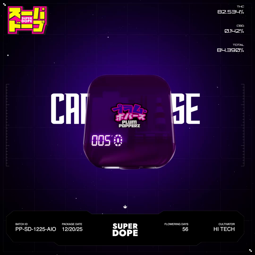 Plum Popperz Batch #PP-SD-1225-AIO