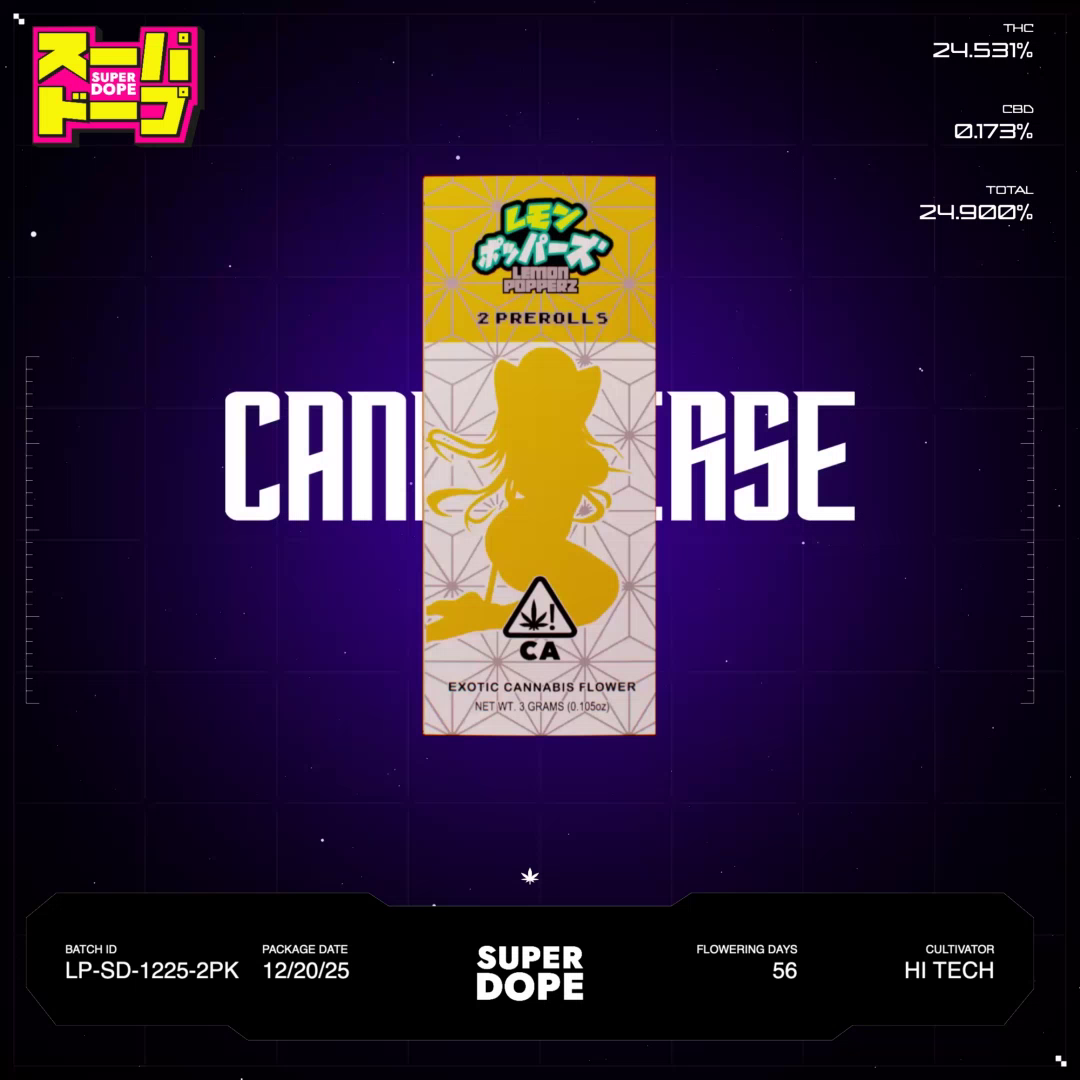 Lemon Popperz Batch #LP-SD-1225-2PK