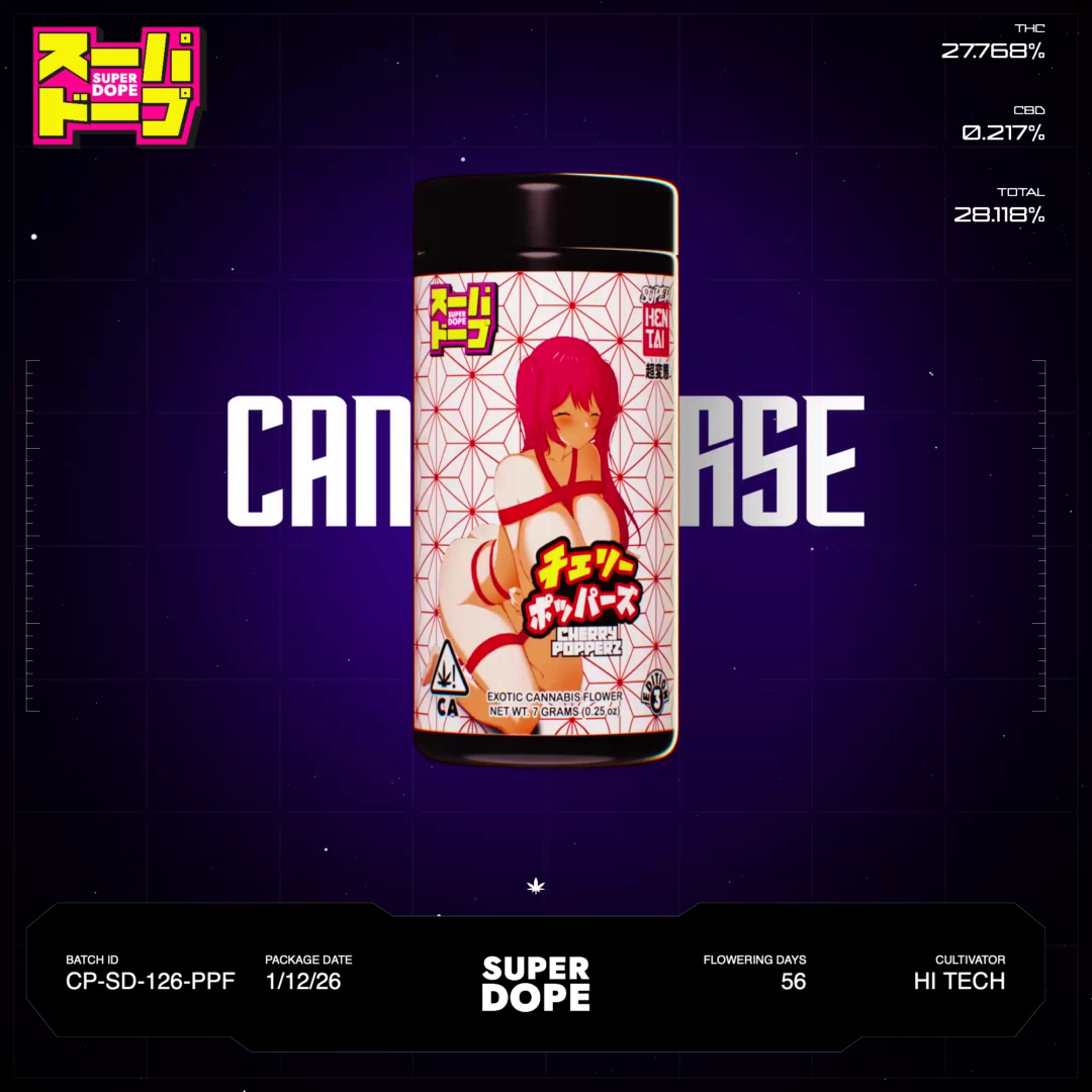 Cherry Popperz Batch #CP-SD-126-PPF