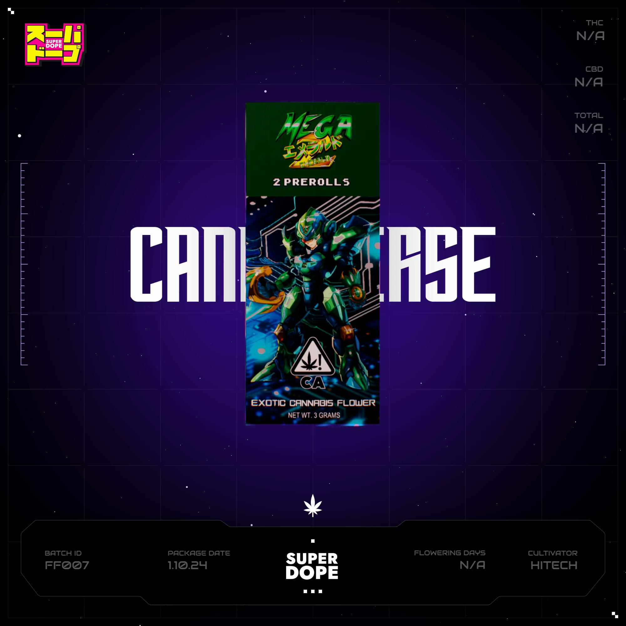 Mega Z Emerald Batch #FF007