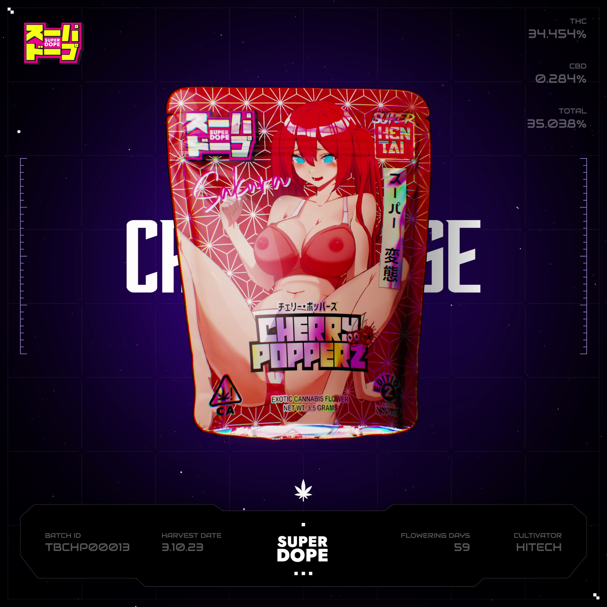 Cherry Popperz Batch #TBCHP00013
