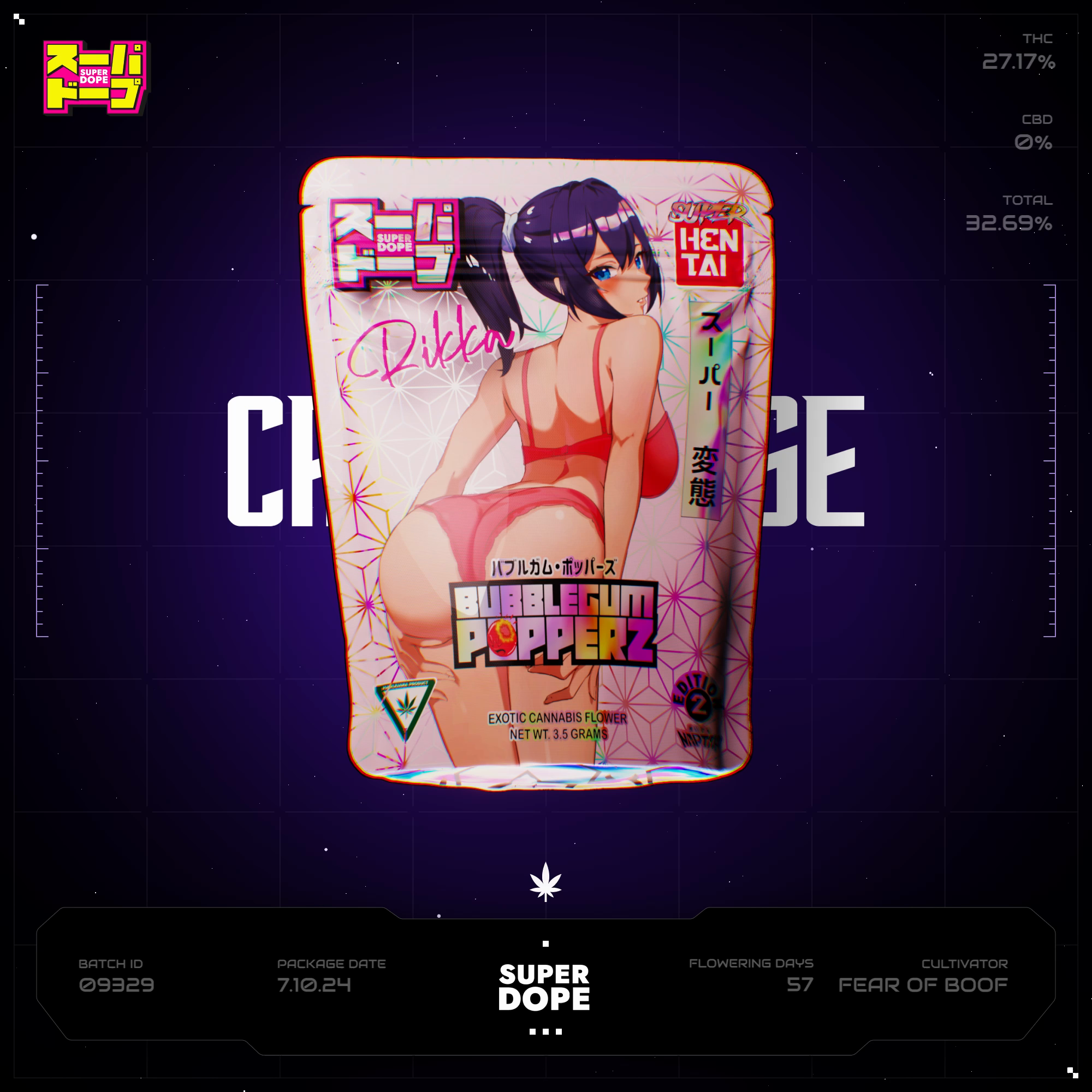 Bubblegum Popperz Batch #09329