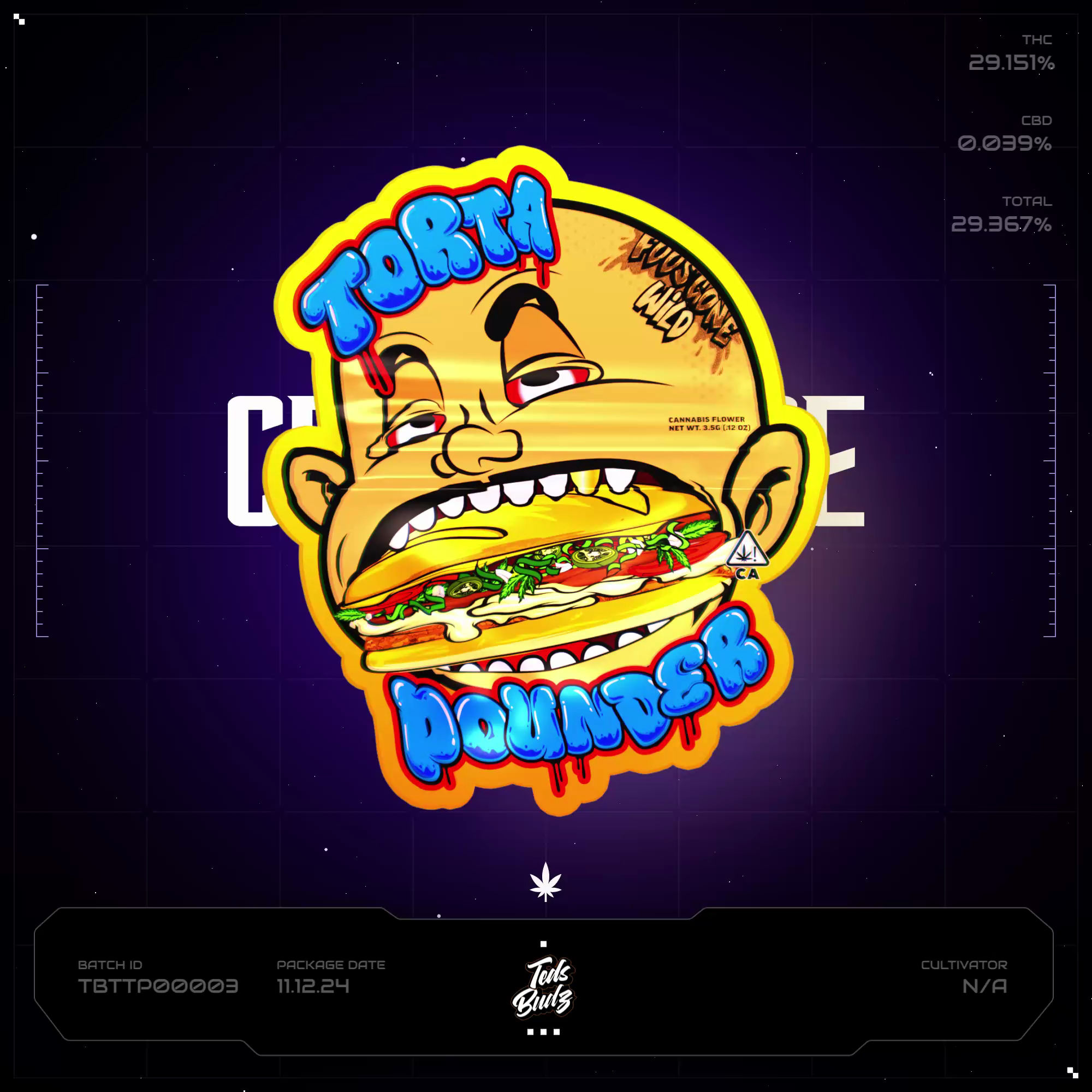 Torta Pounder Batch #TBTTP00003