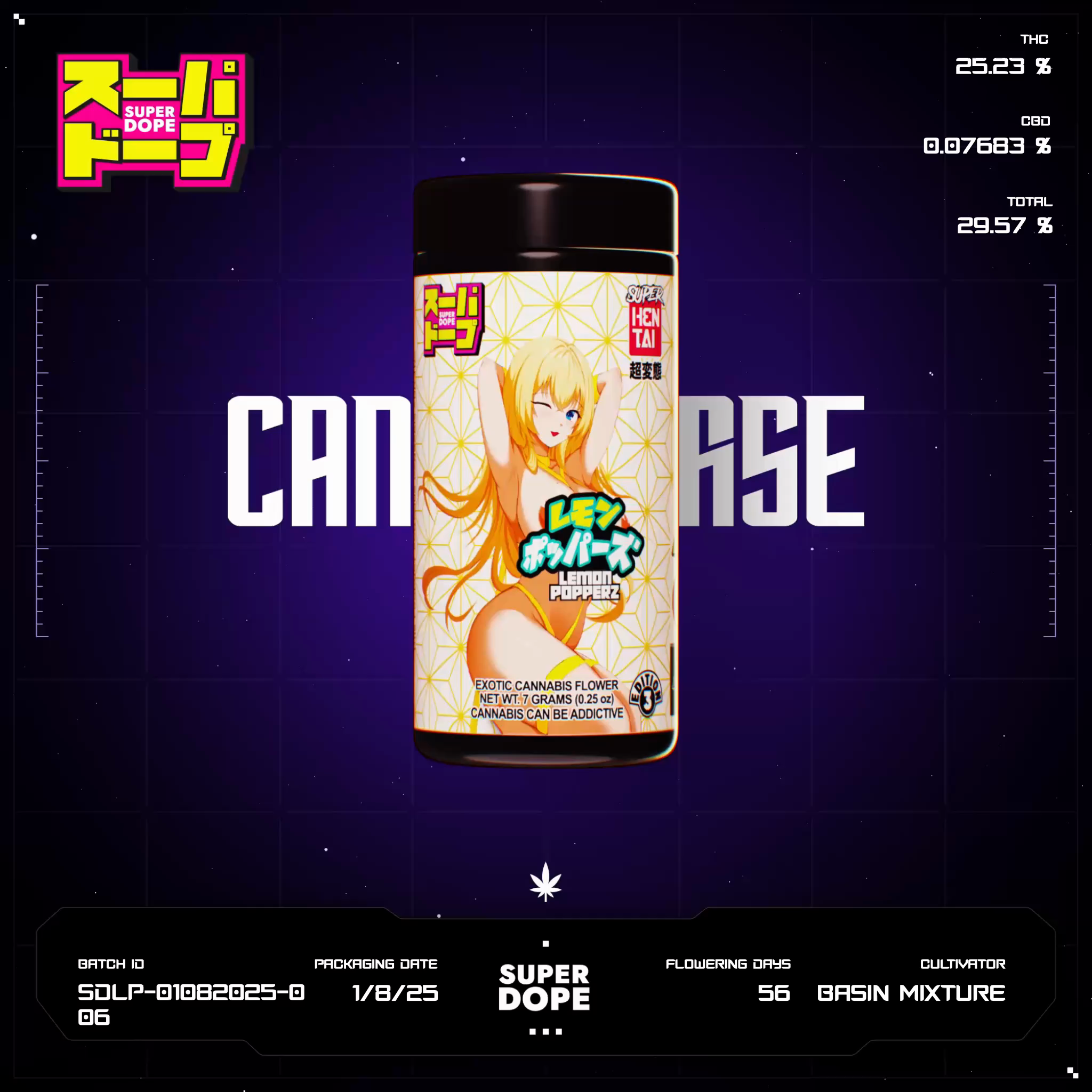 Lemon Popperz Batch #SDLP-01082025-006