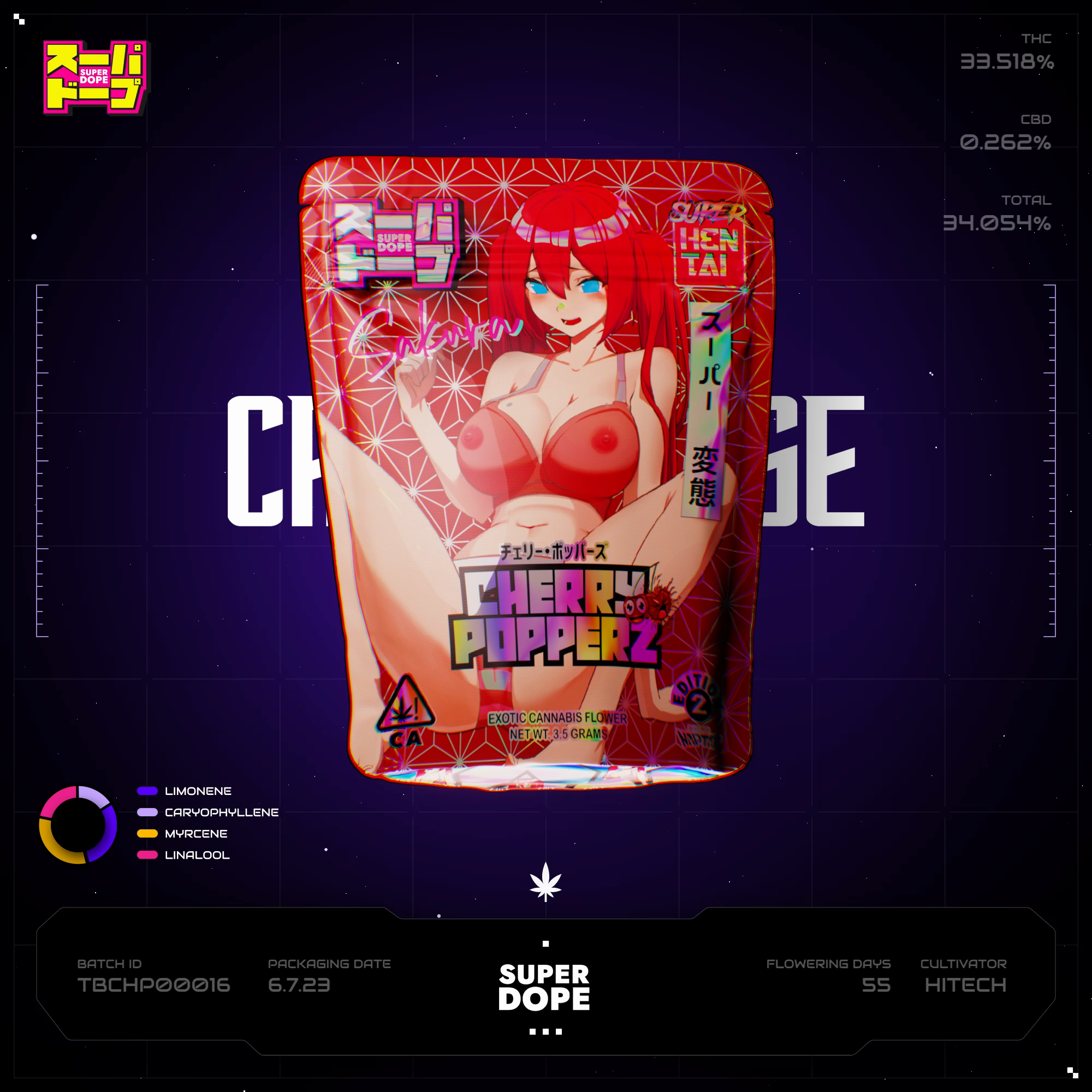Cherry Popperz Batch #TBCHP00016