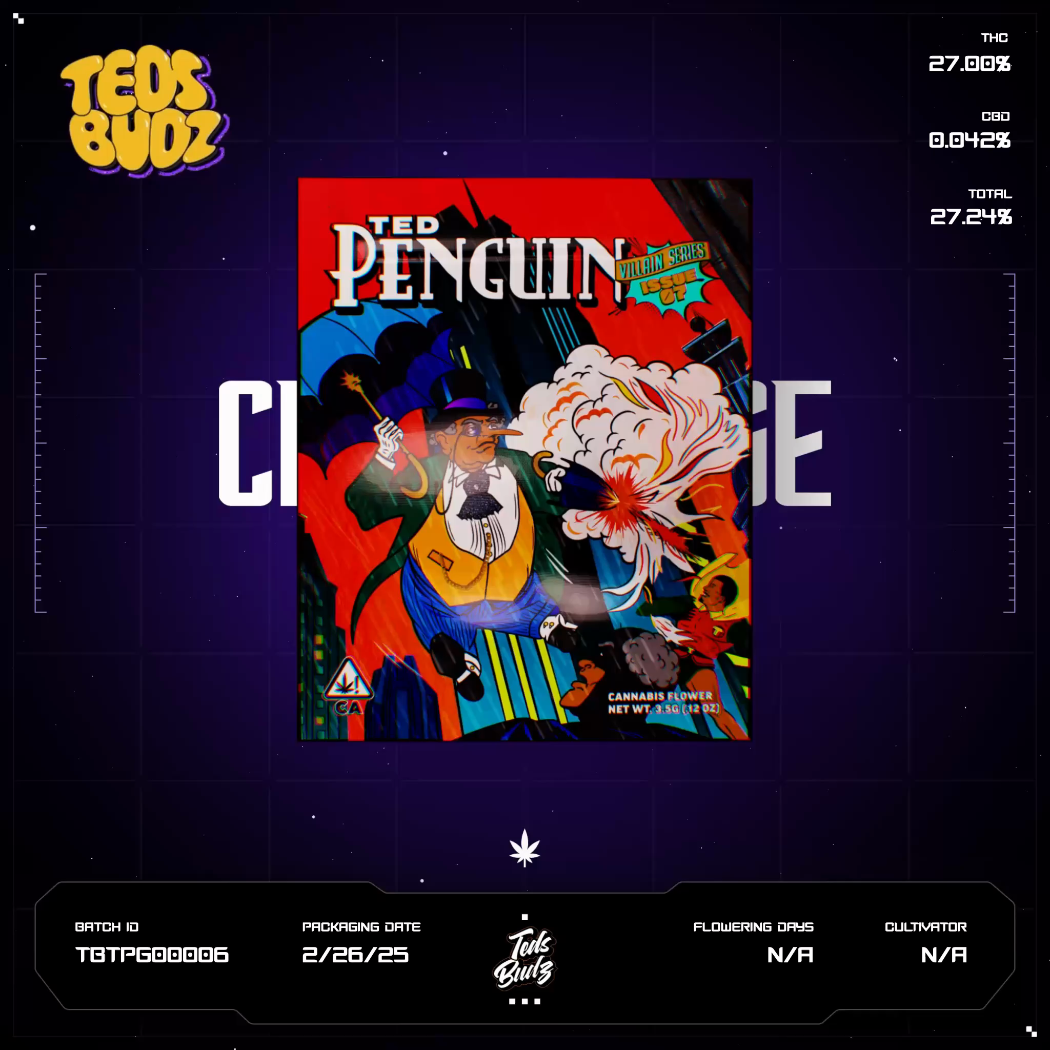 Ted Penguin Batch #TBTPG00006