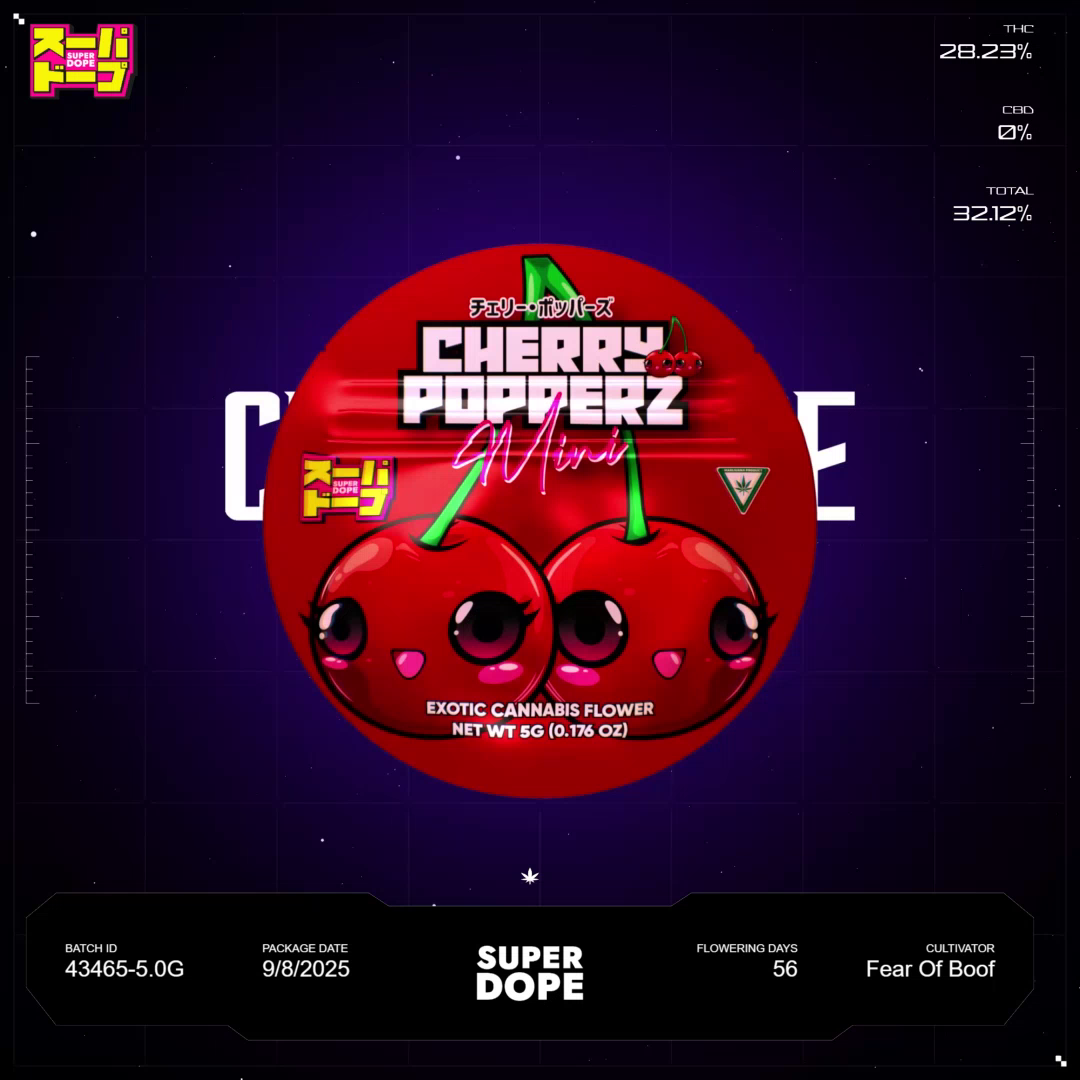 Cherry Popperz Batch #43465-5.0G
