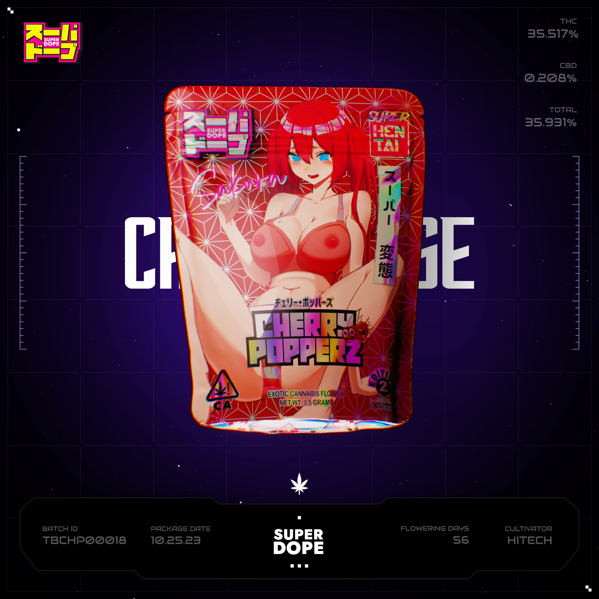 Cherry Popperz Batch #TBCHP00018