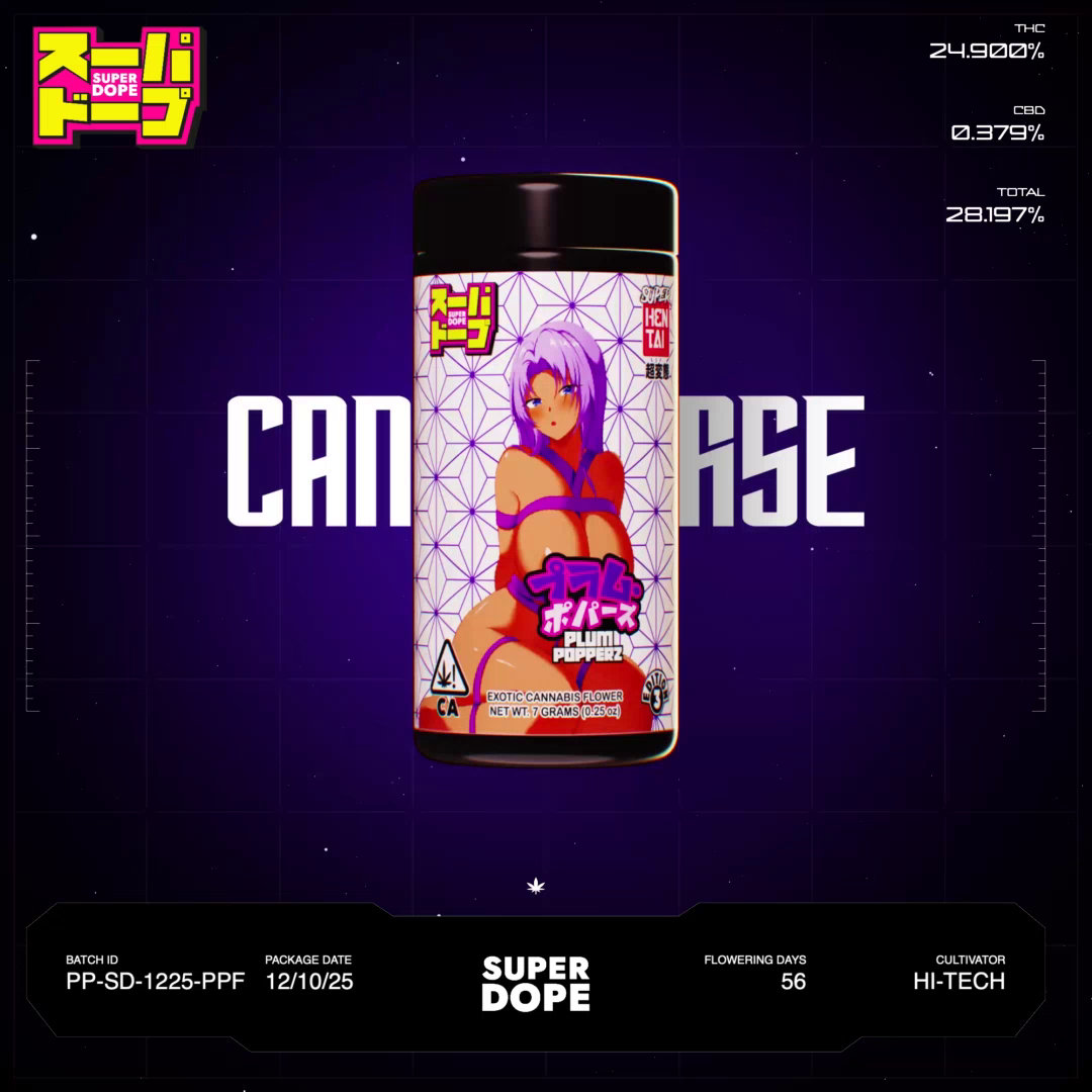 Plum Popperz Batch #PP-SD-1225-PPF